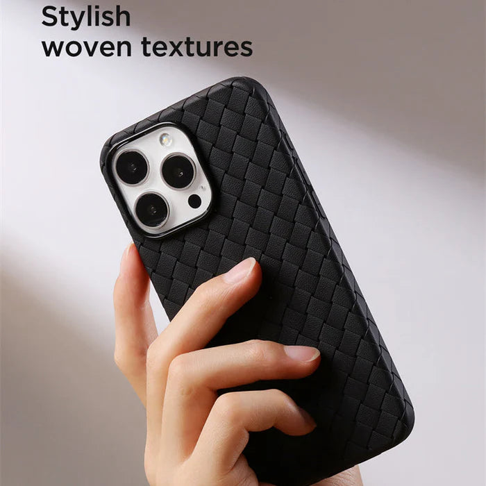 JOYROOM  JR-BP005 BRAIDED CASES FOR IPHONE 15 PRO MAX 6.7 INCH - BLACK