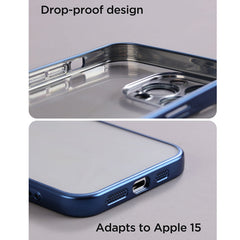 JR-15Q4 PLATED TPU CASE WITH LENS PROTECTOR FOR IP15 SERIES JOYROOM