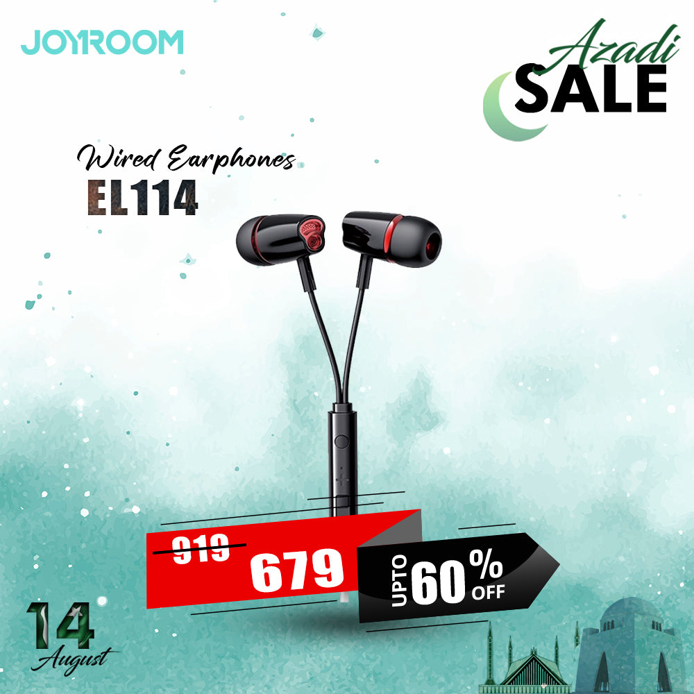 EL114 JOYROOM In-ear Wired Earphone JOYROOM