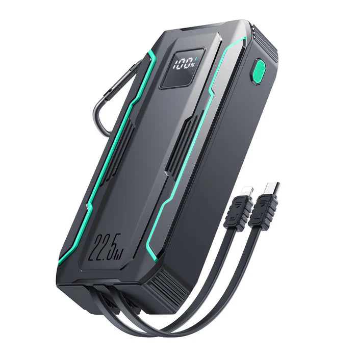 JOYROOM  JR-L018 22.5W Power Bank with Built in 2in1 Cables with SOS light