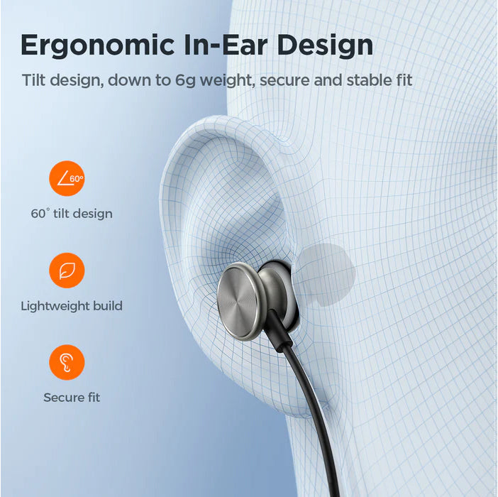 JR-EW03 JOYROOM WIRED SERIES IN-EAR METAL WIRED EARBUDS JOYROOM