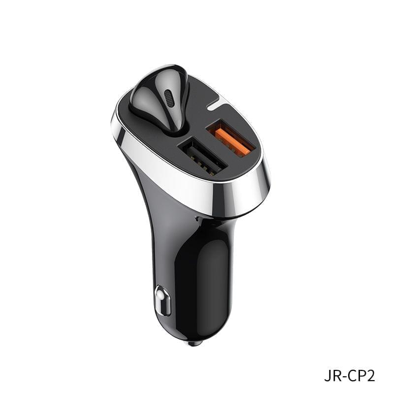 JR-CP2 JOYROOM Car Charger With Wireless Earphone Joyroom.pk
