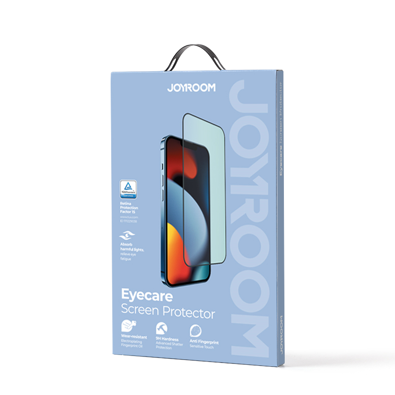 JR-G02 Tempered Glass Screen Protector (2.5D Full Screen with Black Edge) for iP 14 Pro 6.1" (Eye Protection) Joyroom.pk