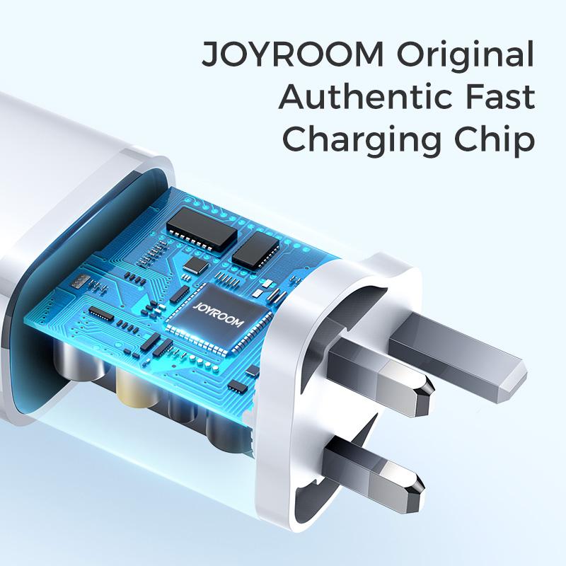 L-2A101 JOYROOM 2.1A 10.5W Dual Ports Mini Fast Charger Joyroom.pk