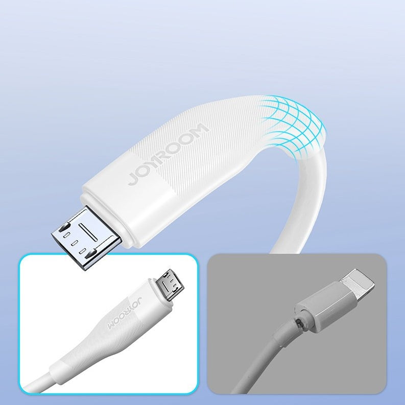 S-1030M12 JOYROOM MICRO USB - 3Amp Data Cable WHITE Joyroom.pk