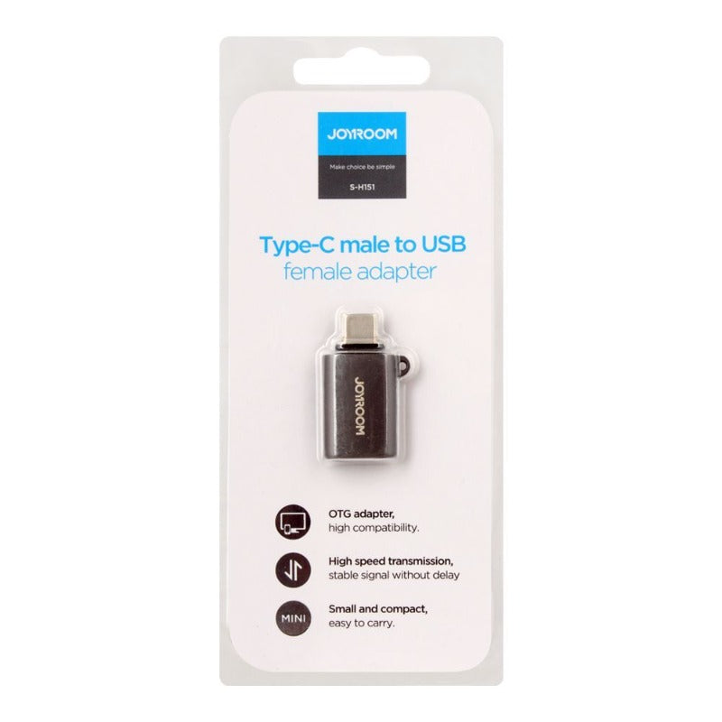 S-H151 JOYROOM Type C Male To USB Female Adapter Joyroom.pk