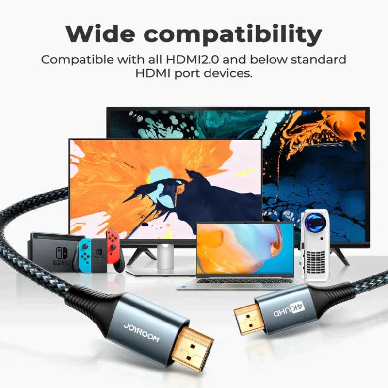 SY-20H1 JOYROOM HDMI To HDMI Cable Joyroom.pk