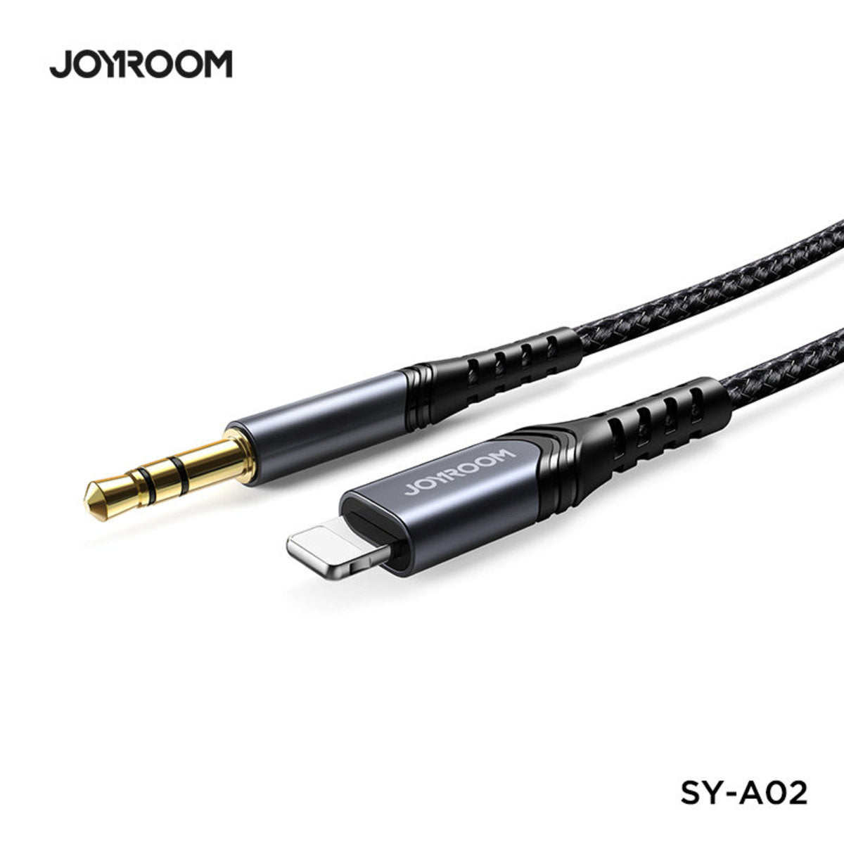 SY-A02 JOYROOM 8 Pin to 3.5mm Port High-fidelity Audio Cable Joyroom.pk