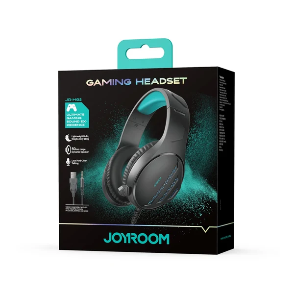 Joyroom JR-HG2 Gaming Headset - Black - Image 2
