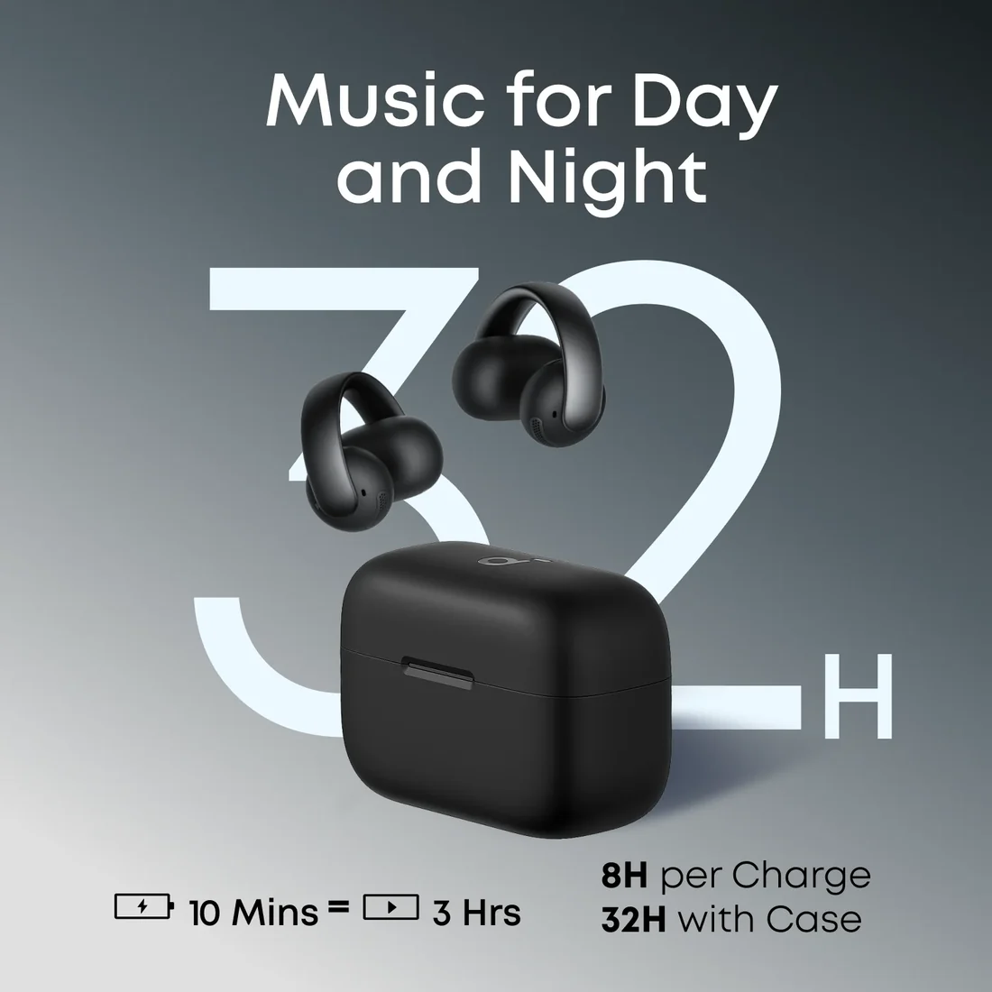 Anker Soundcore AeroClip Open-Ear Clip-On Earbuds with Adaptive Comfort - Image 9