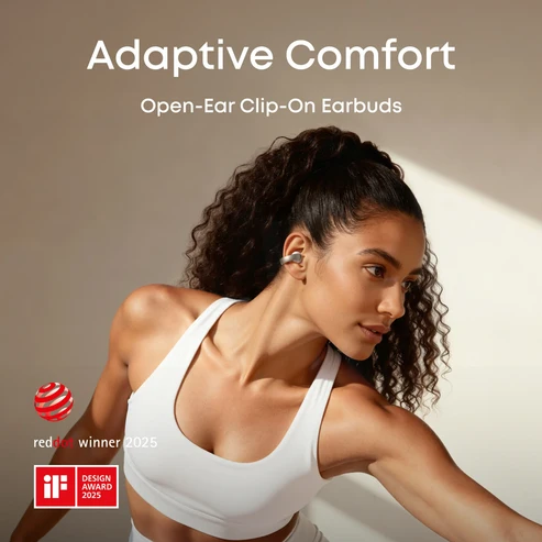 Anker Soundcore AeroClip Open-Ear Clip-On Earbuds with Adaptive Comfort - Image 2