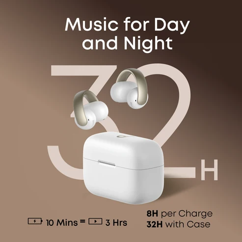 Anker Soundcore AeroClip Open-Ear Clip-On Earbuds with Adaptive Comfort - Image 4