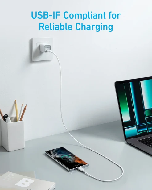 Anker 322 USB-C to USB-C Cable 3ft - Black - Image 3