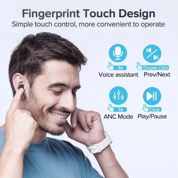 Joyroom JR-TA2 ANC Noise Reduction Wireless Earbuds - Image 5